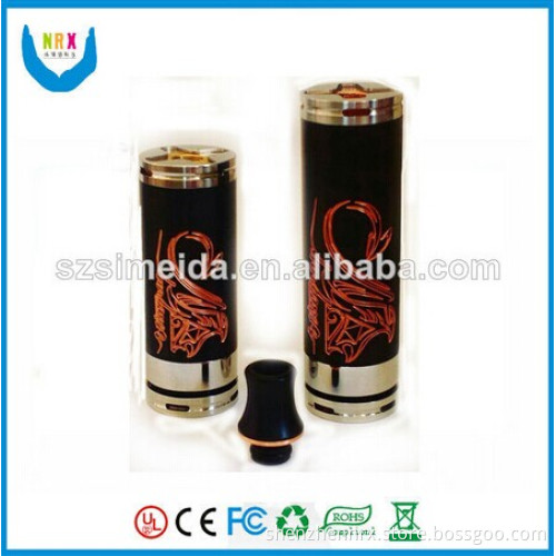 High Quality Black Stingray Mod Ecigator / Ecig Mechanical Mod Copper Stingray Mod